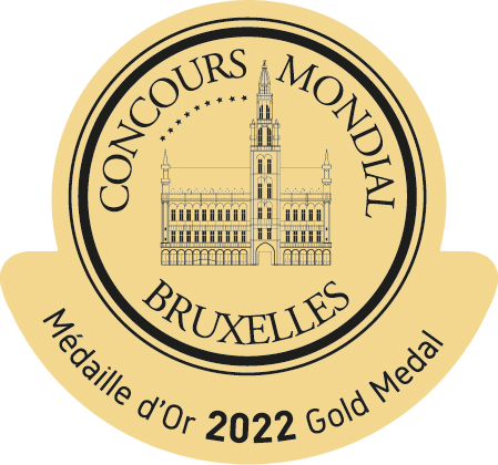 Médaille d’or au Concours Mondial de Bruxelles 2022