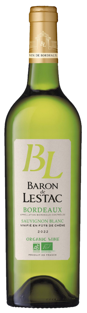 Baron de Lestac sweet white wine bottle