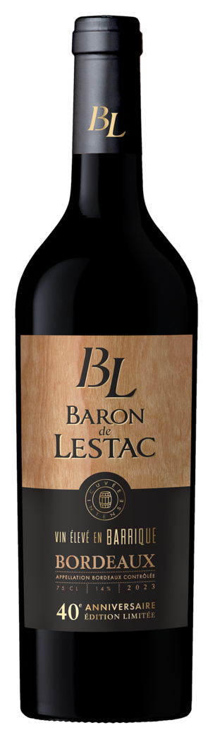 Bouteille Baron de Lestac édition limitée 40 ans